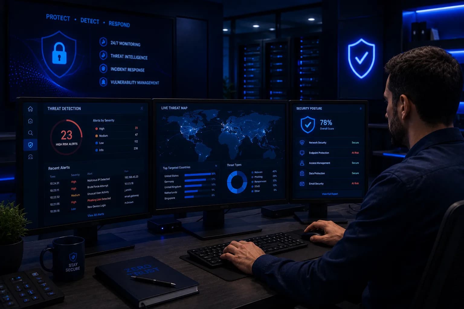 Cybersecurity services by Fieldzora Systems