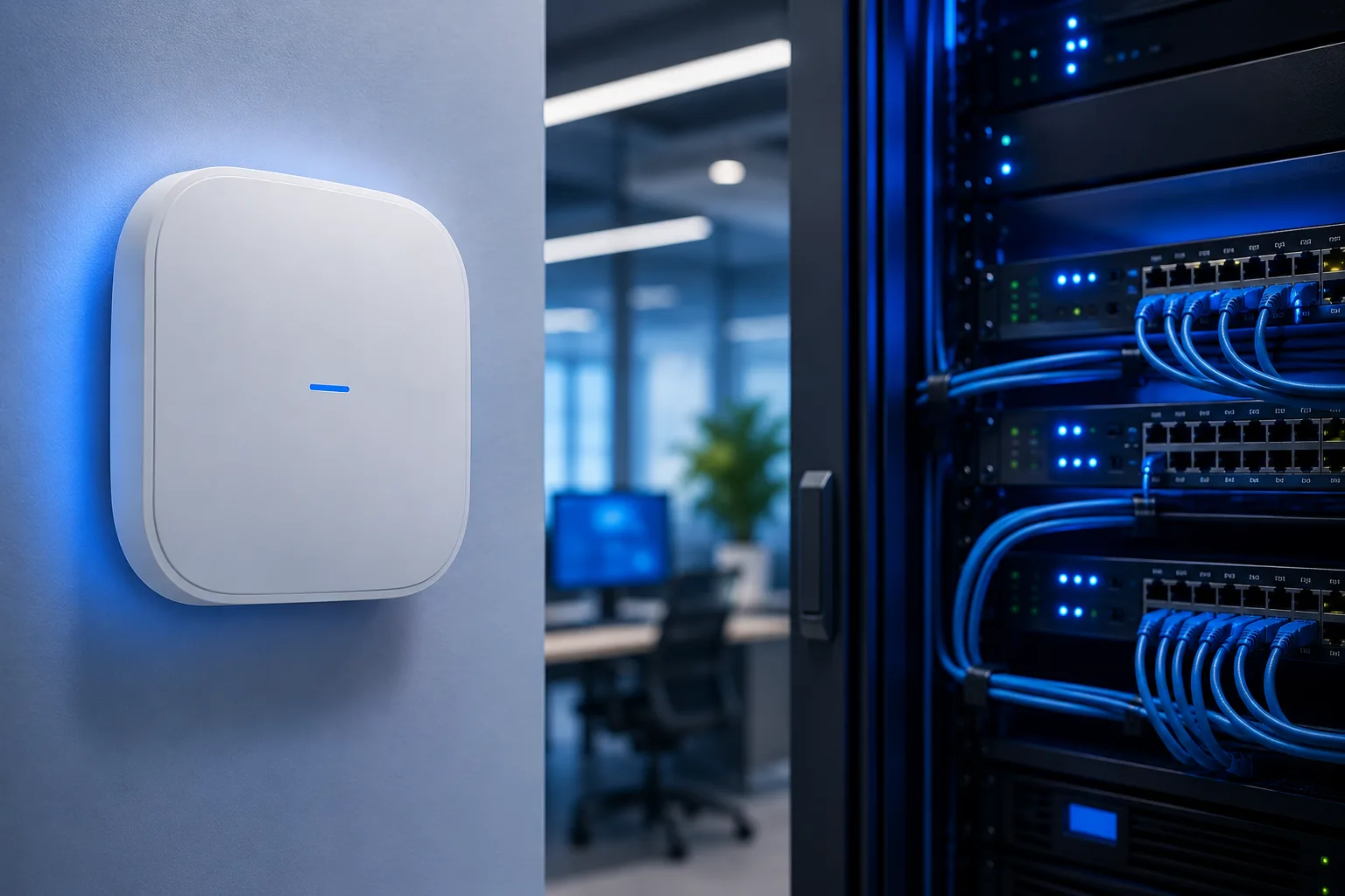 Network and Wi-Fi installation by Fieldzora Systems