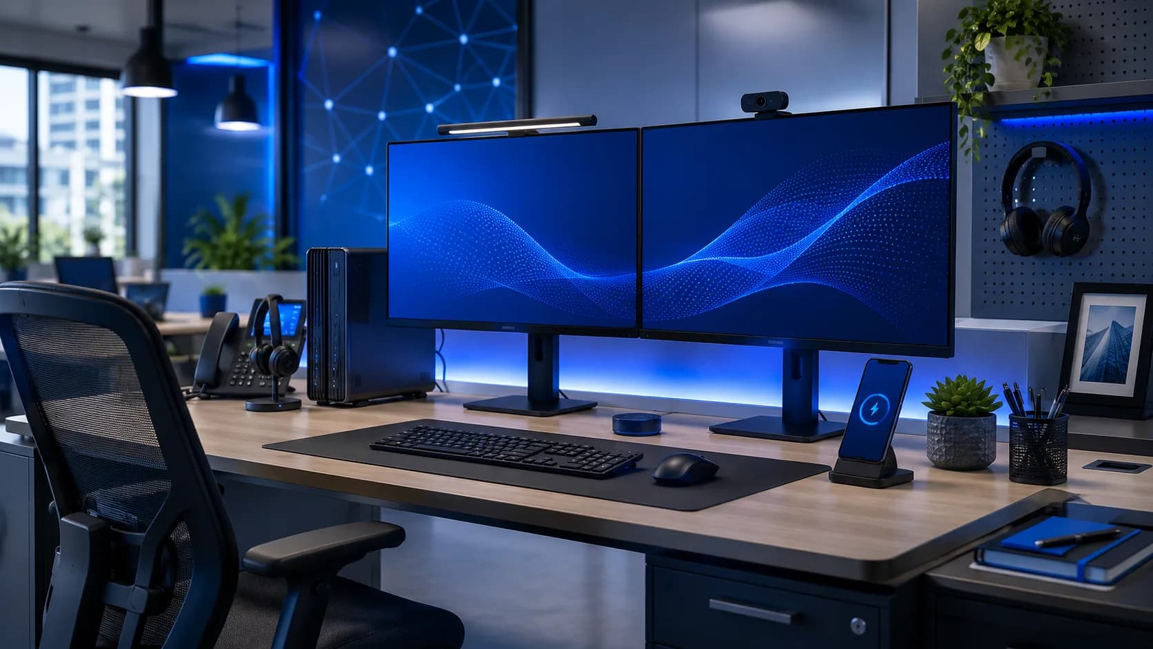 Workstation setup by Fieldzora Systems